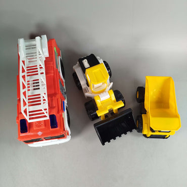 Dickie Toys Bundle Feuerwehr Kipper & Bulldozer Set von 3