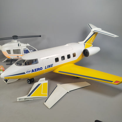 Playmobil Bundle AeroLine 7x Jet&Heli,gebraucht,ab 3 4 5 Jahre | ✅ geprüft 