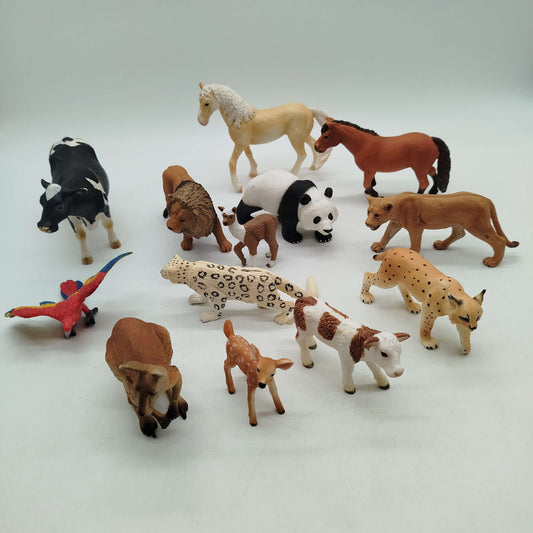 Schleich Bundle Tiere 13 Figuren Wild- & Haustiere