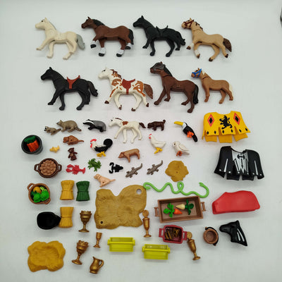 Playmobil Bundle Bauernhof Tiere & Zubehör Pferde