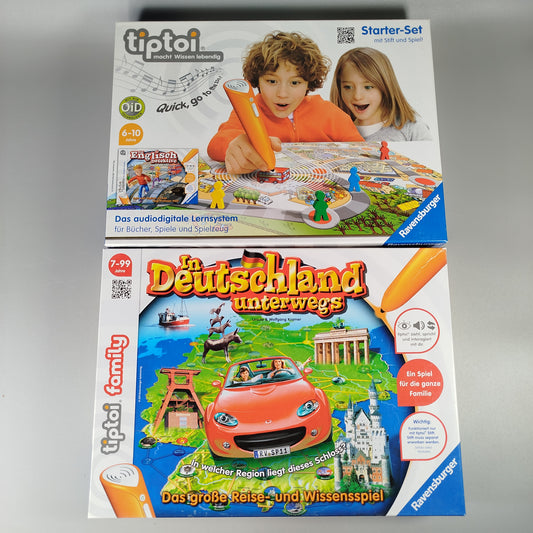Ravensburger Tiptoi Set - Englisch Detektivspiel, Deutschland unterwegs