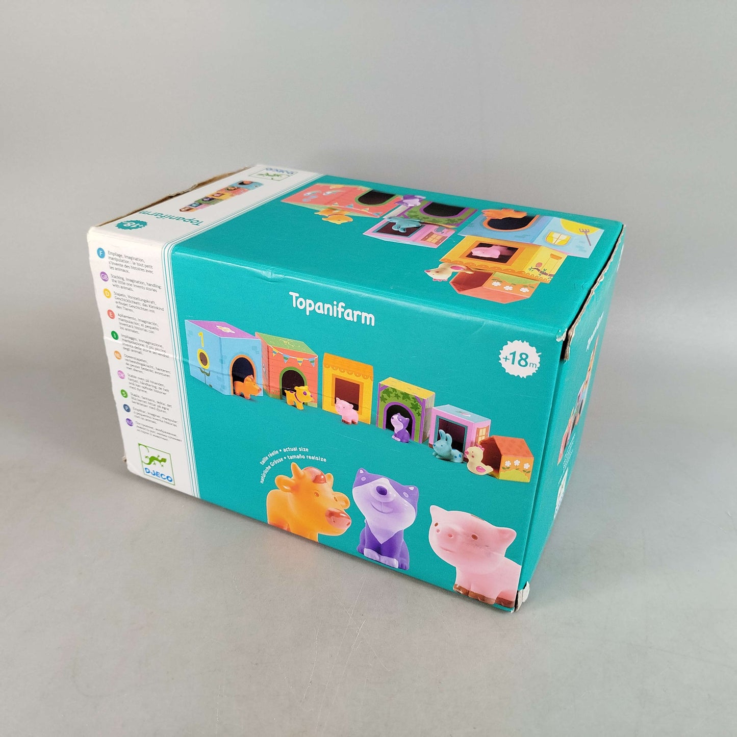 Djeco Topanifarm Stapelspiel 🧩✨, gebraucht, ab 1 2 3 Jahre | ✅ geprüft 