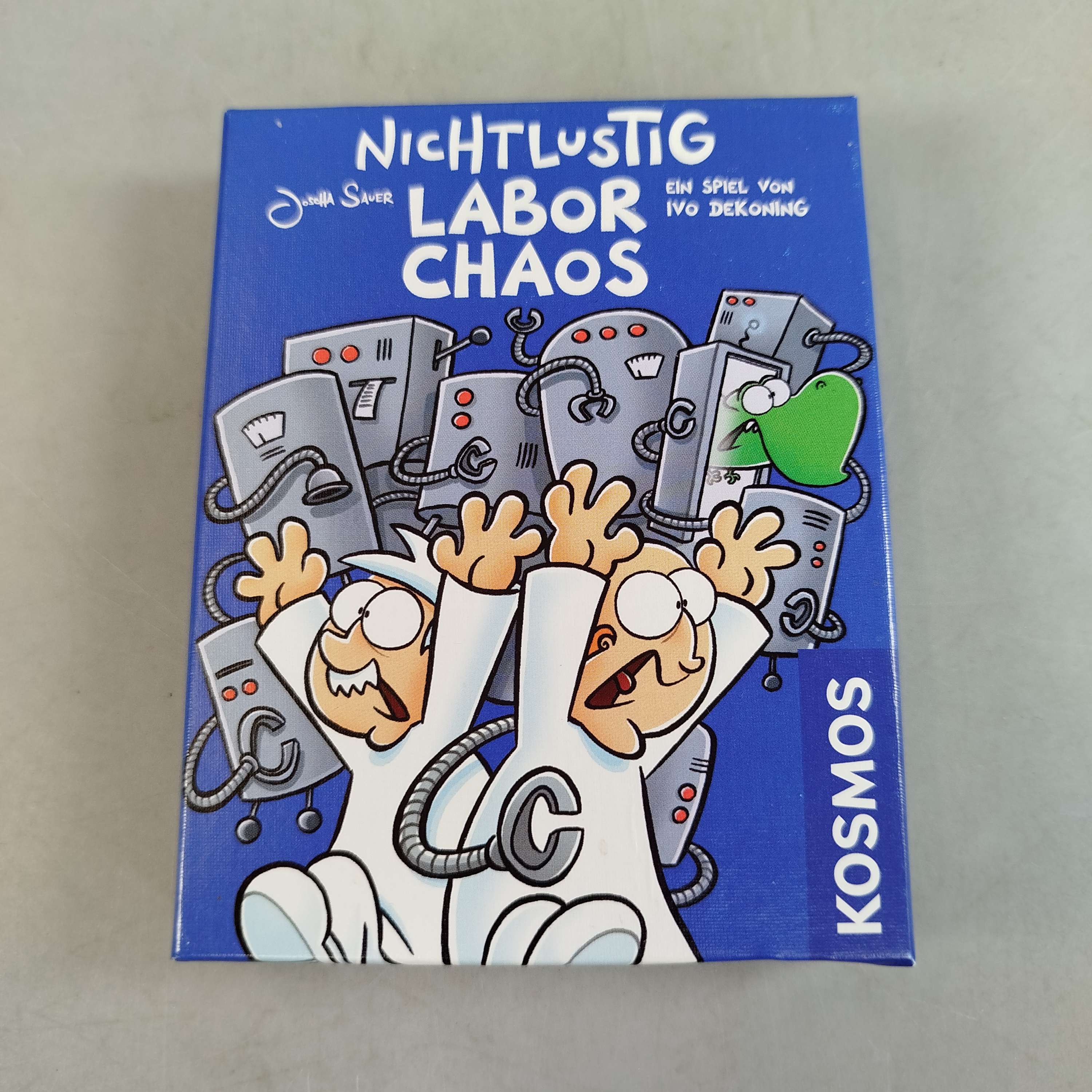 Kosmos Nichtlustig-Labor-Chaos Kartenspiel, gebraucht, ab 6 Jahre 