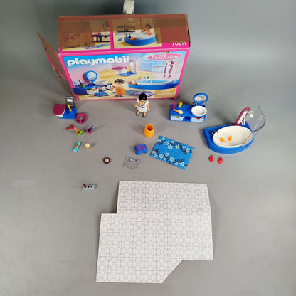 Playmobil Dollhouse 70211 Badezimmer Set