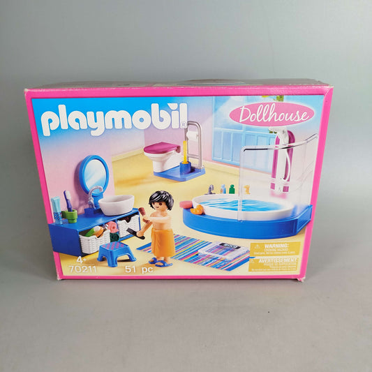 Playmobil Dollhouse 70211 Badezimmer Set