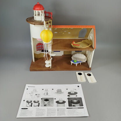 Sylvanian Families Set - Inselhaus 5229, Leuchtturm 5267, Kreuzer 5206