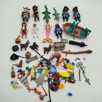 Playmobil Bundle Piraten Figuren & Boot gebraucht ab 6 7 8 Jahre | ✅ geprüft 