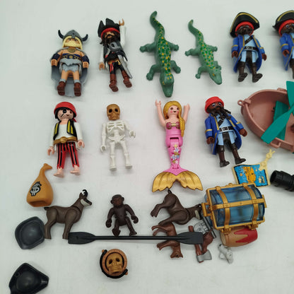 Playmobil Bundle Piraten Figuren & Boot gebraucht ab 6 7 8 Jahre | ✅ geprüft 