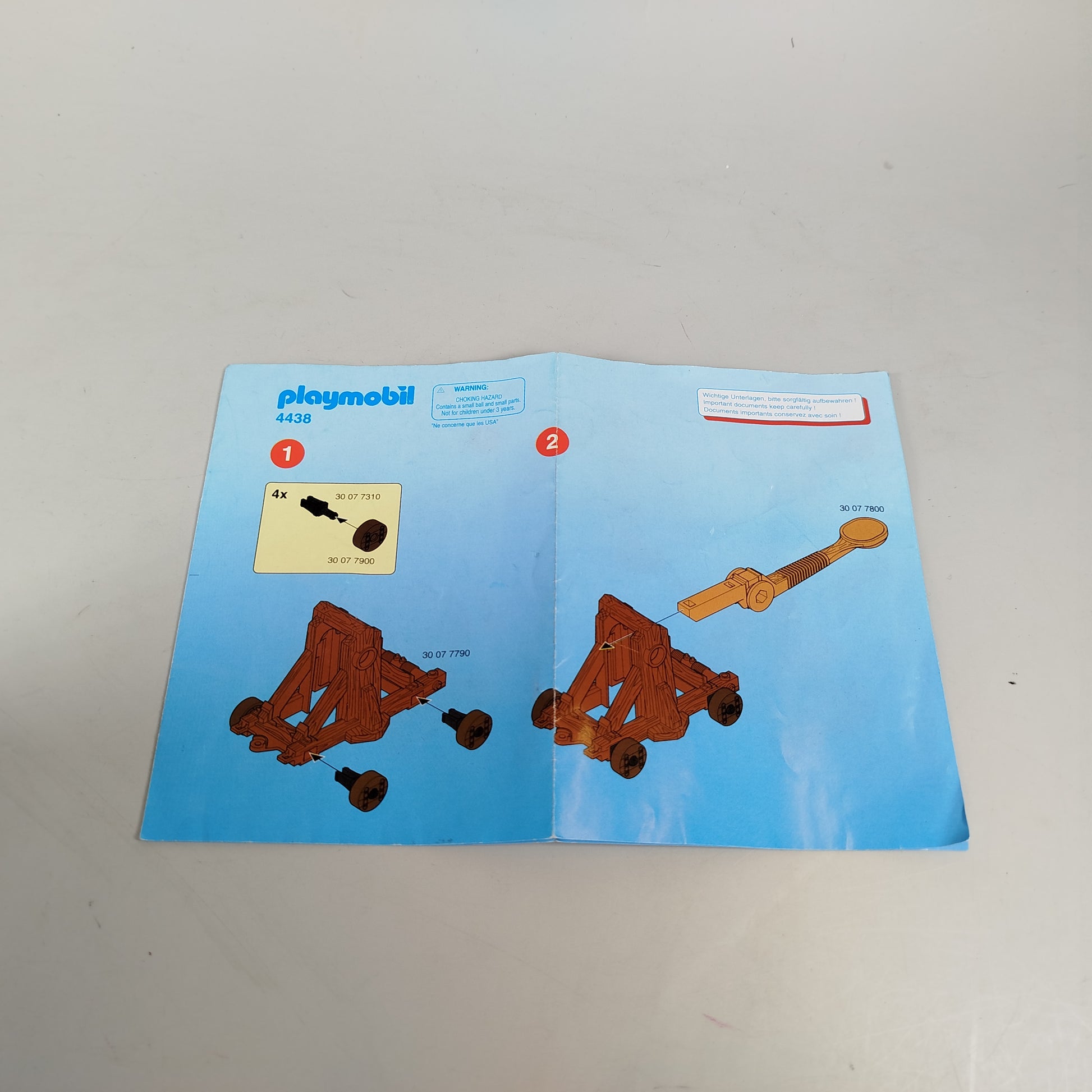 Playmobil Angriffskatapult mit Rittern- Set 4438