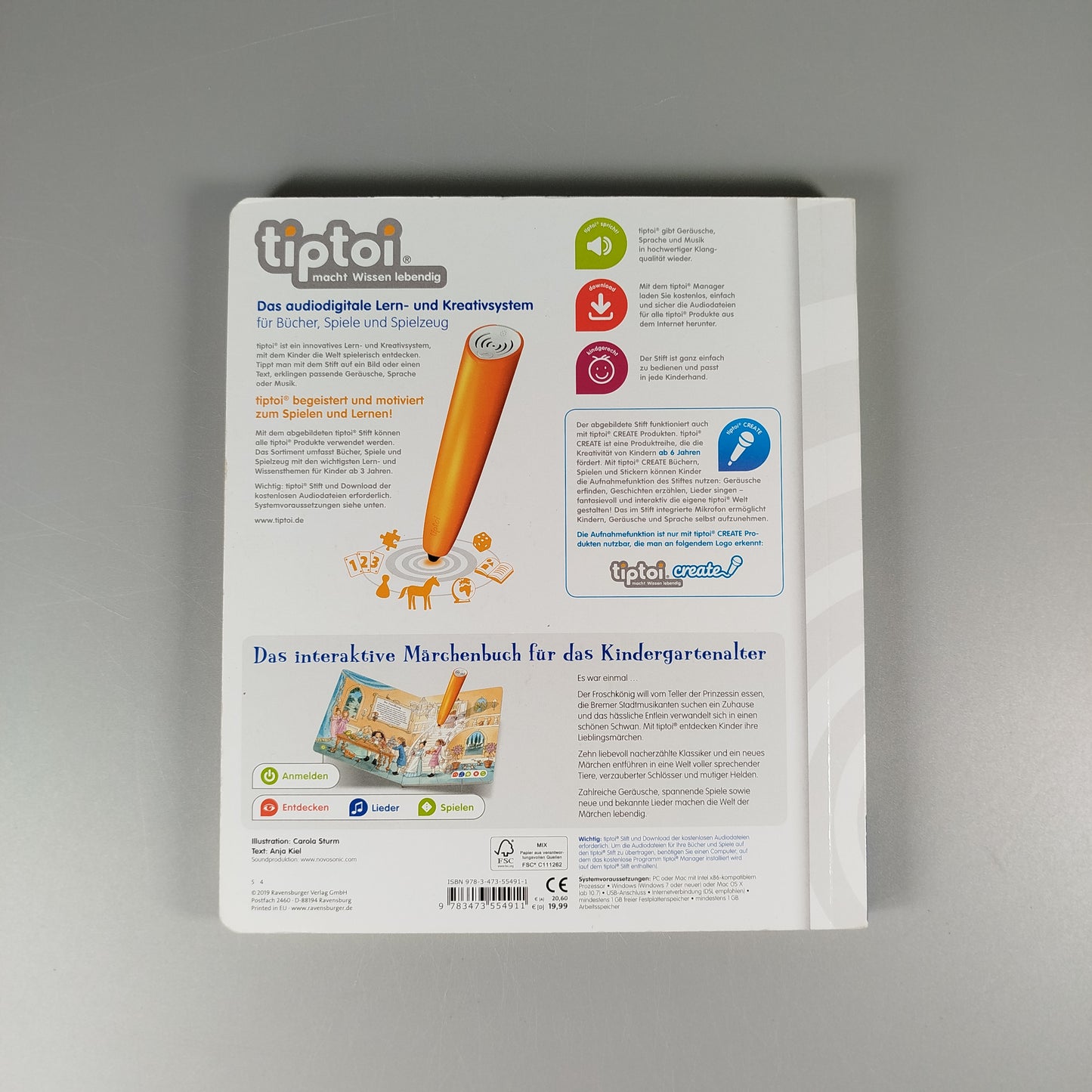 Ravensburger tiptoi Bücher-Set - Weihnachtslieder & Märchen