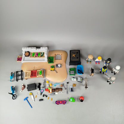 Konvolut Playmobil Fahrzeuge & Marktszene ca. 1,0 kg, gebraucht, ab 3 Jahre 