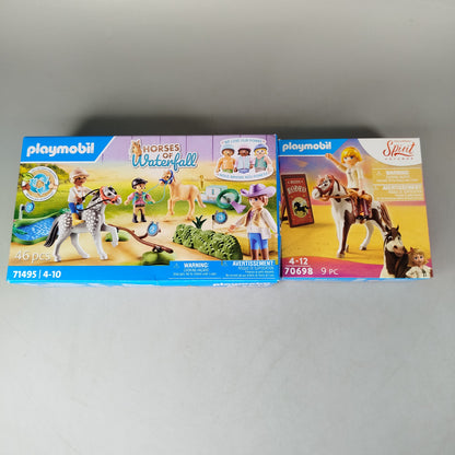 Playmobil Bundle Horses & Spirit 71495 70698 Pferde Figuren Neu