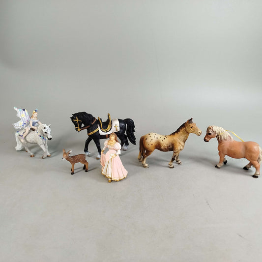 Schleich Bundle 7x Pferde & Reh, gebraucht, ab 3 4 5 Jahre | ✅ geprüft 