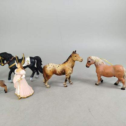 Schleich Bundle 7x Pferde & Reh, gebraucht, ab 3 4 5 Jahre | ✅ geprüft 