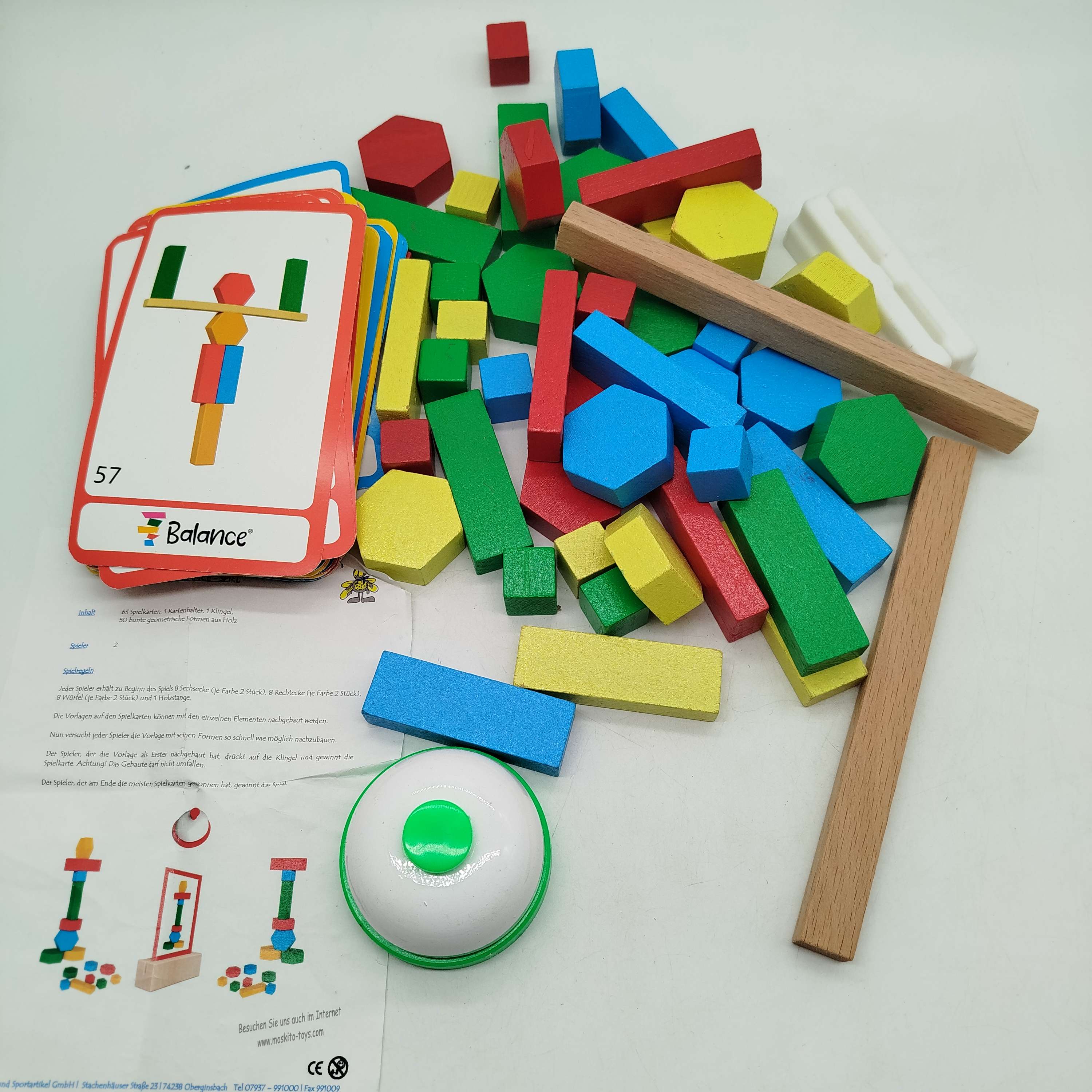 Mobilo Toys Balance Familienspiel, gebraucht, ab 3 4 5 Jahre | ✅ geprüft 