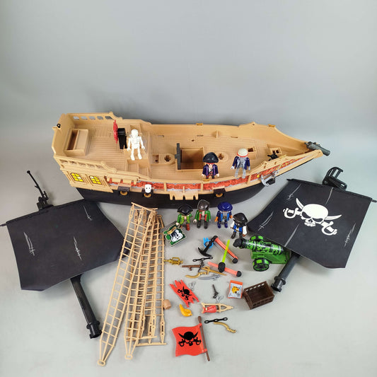 Playmobil 6678 Piratenschiff 🙂🏴‍☠️, gebraucht, ab 6 7 8 Jahre | ✅ geprüft 