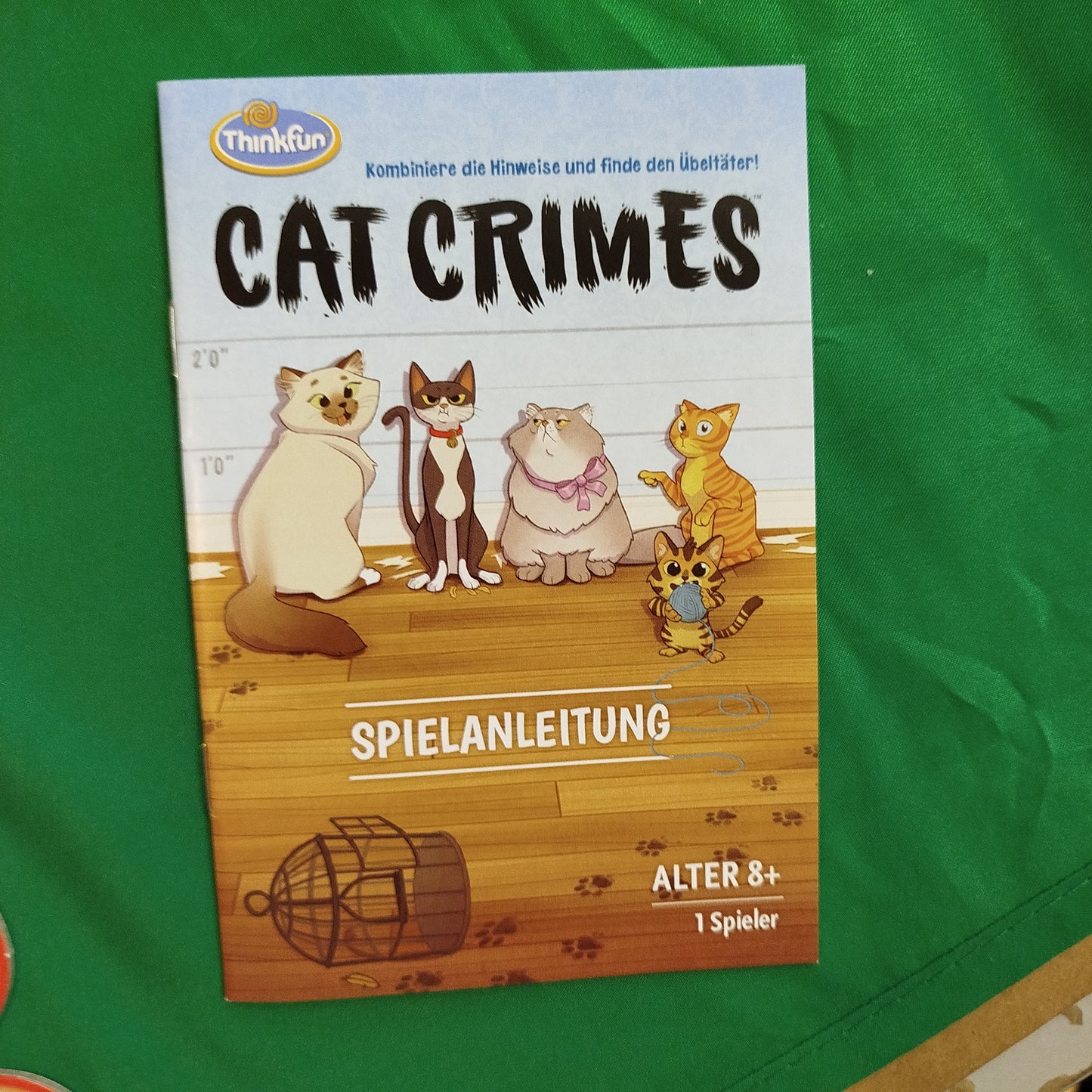 ThinkFun Cat Crimes Logikspiel – Deduktionsspiel ab 8 Jahren, OVP