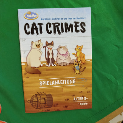 ThinkFun Cat Crimes Logikspiel – Deduktionsspiel ab 8 Jahren, OVP