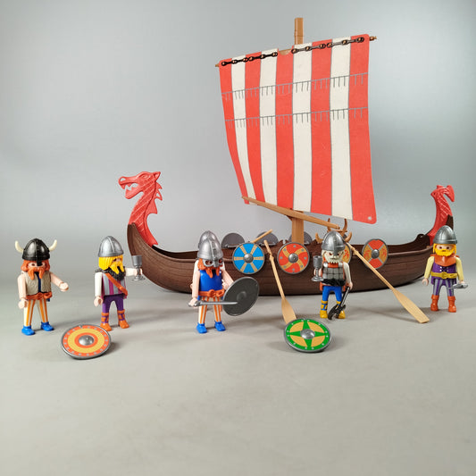 Playmobil Wikinger Schiff mit Zubehör