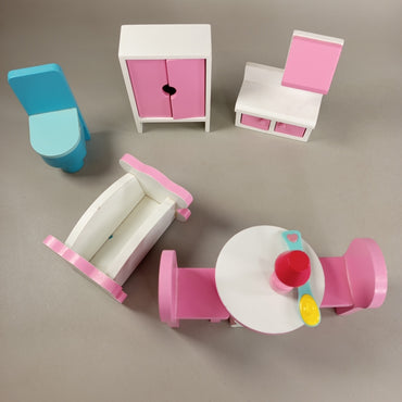 Puppenhaus Möbel-Set – 20-teiliges Zubehör für Rollenspiel