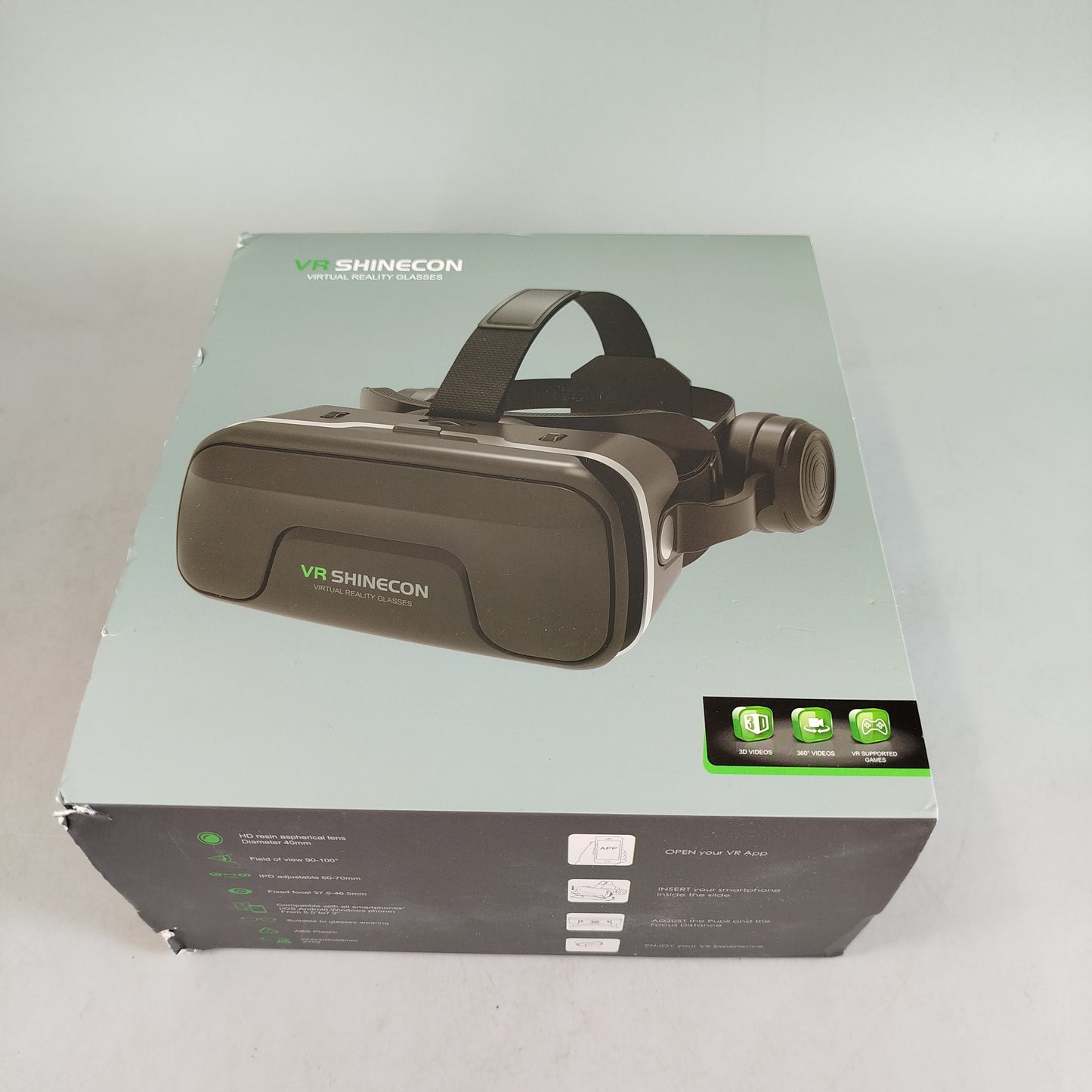 VR Shinecon VR Headset 3D Brille, neu, ab 10 11 12 Jahre | ✅ geprüft 