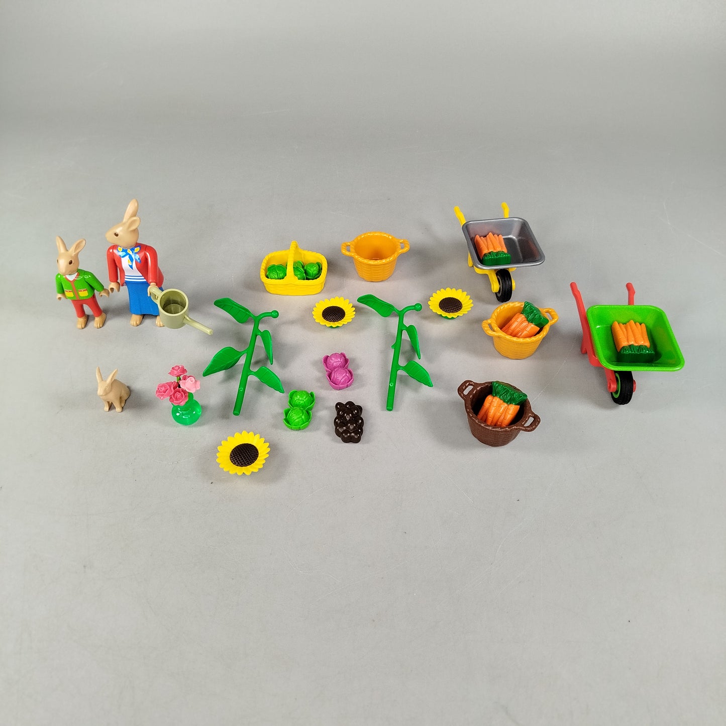 Bundle Playmobil Set von 1 Figuren Hasenfamilie, gebraucht, ab 3 Jahre 