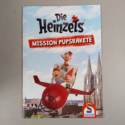 Schmidt Spiele Brettspiel – Die Heinzels: Mission Pupsrakete, OVP