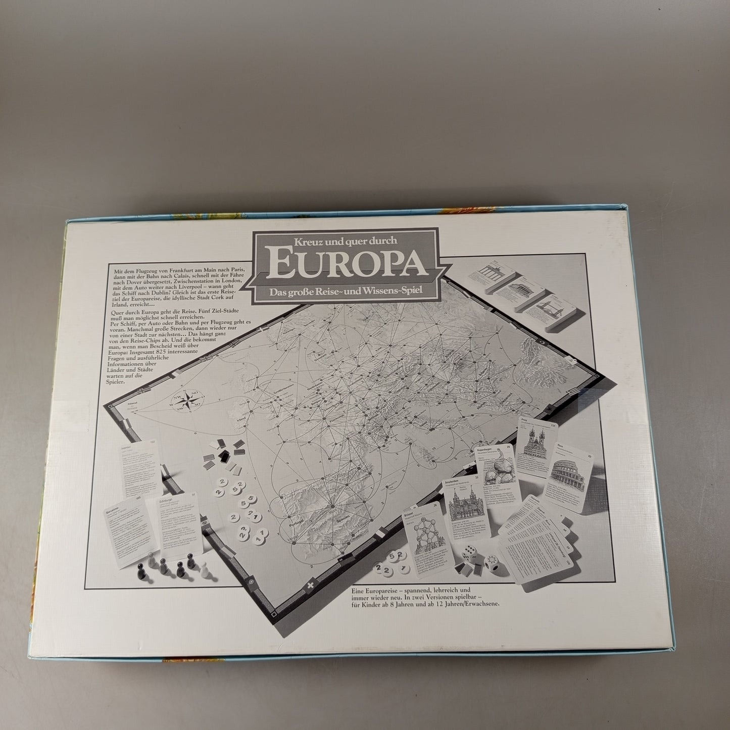 Brettspiel Kreuz & quer durch Europa