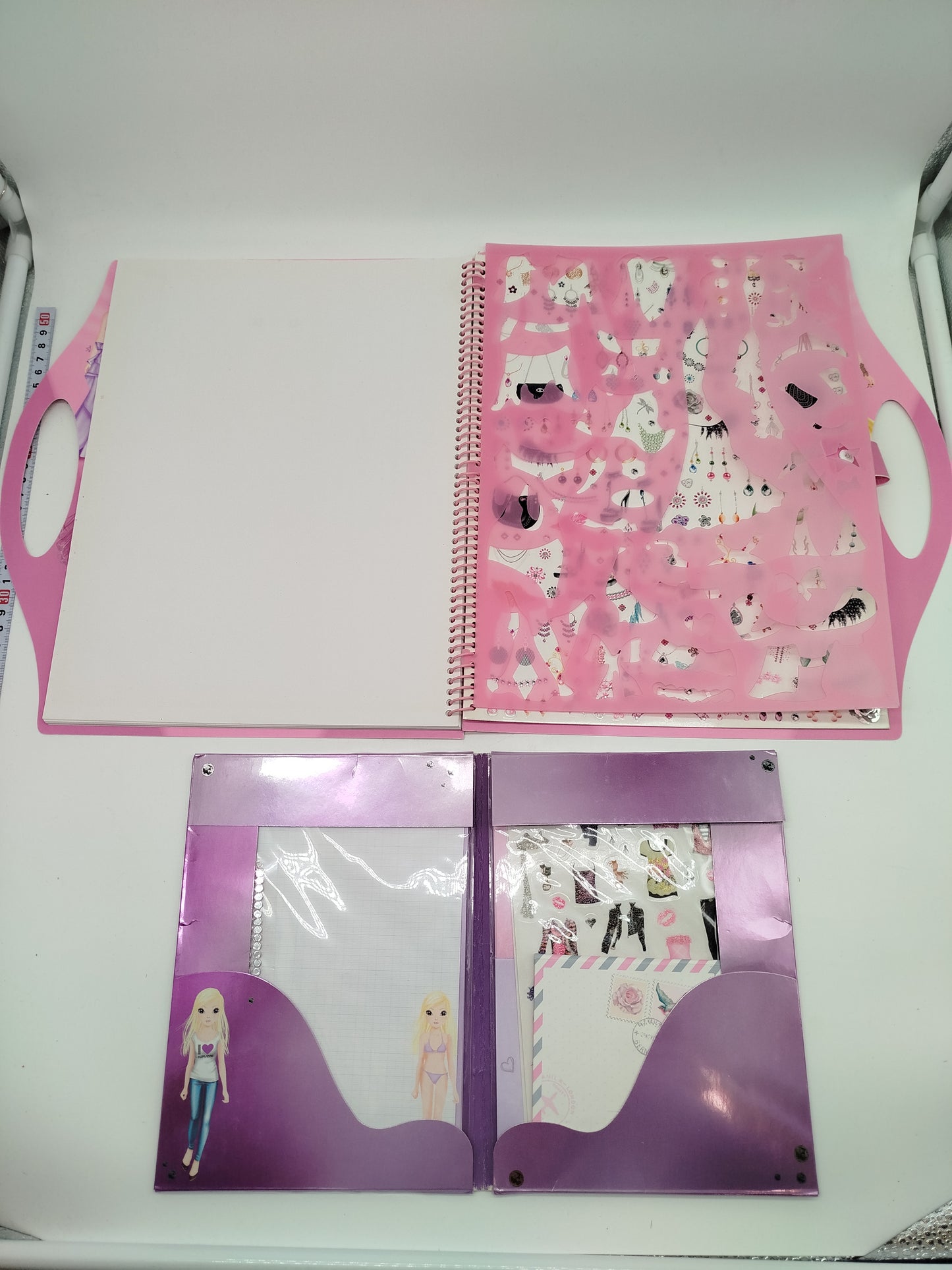 TOPModel Kreativbuch Set von 2 – Design & Mode, neuwertig