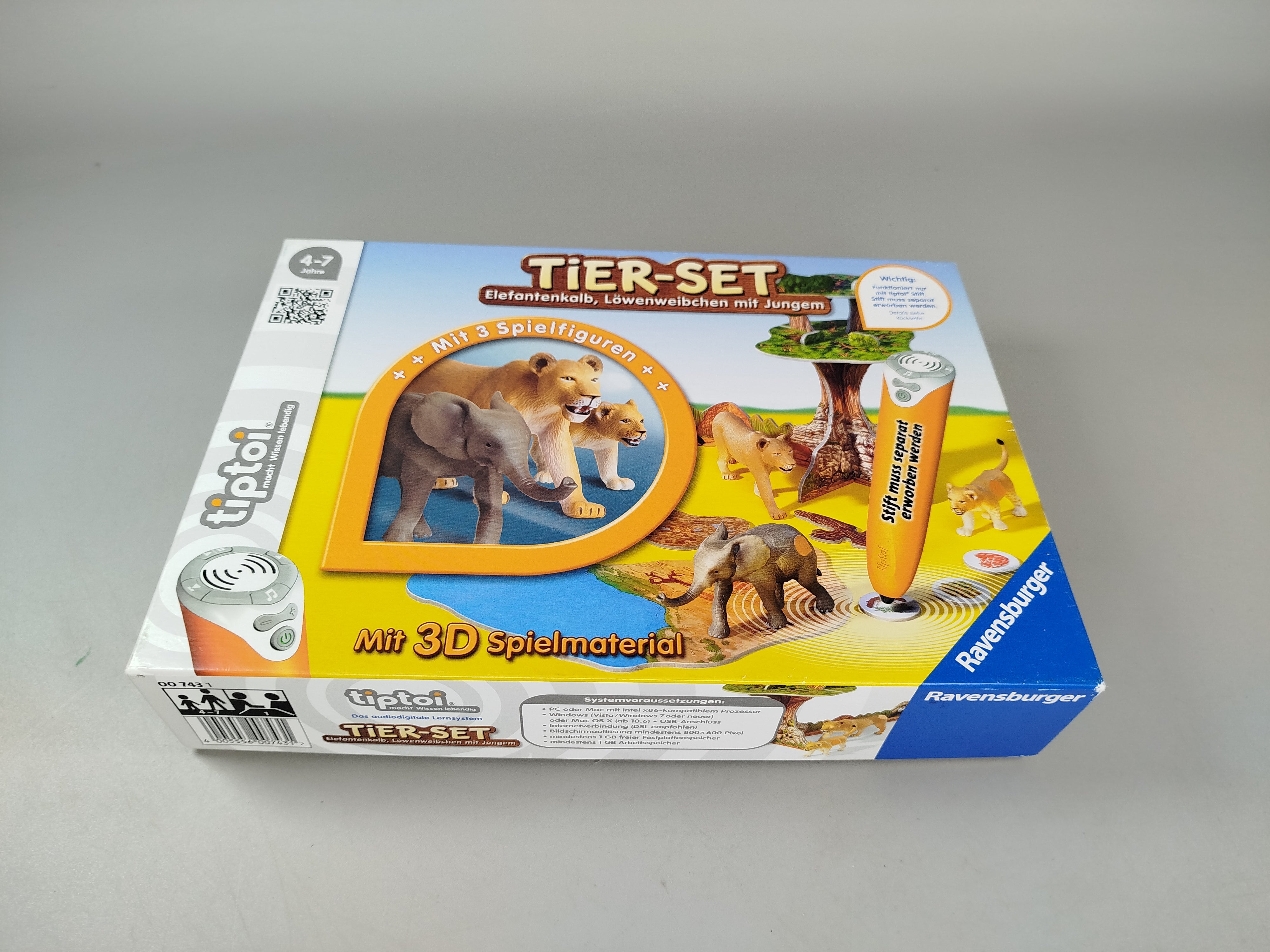 Ravensburger Tiptoi Tier-Set, ohne Anleitung