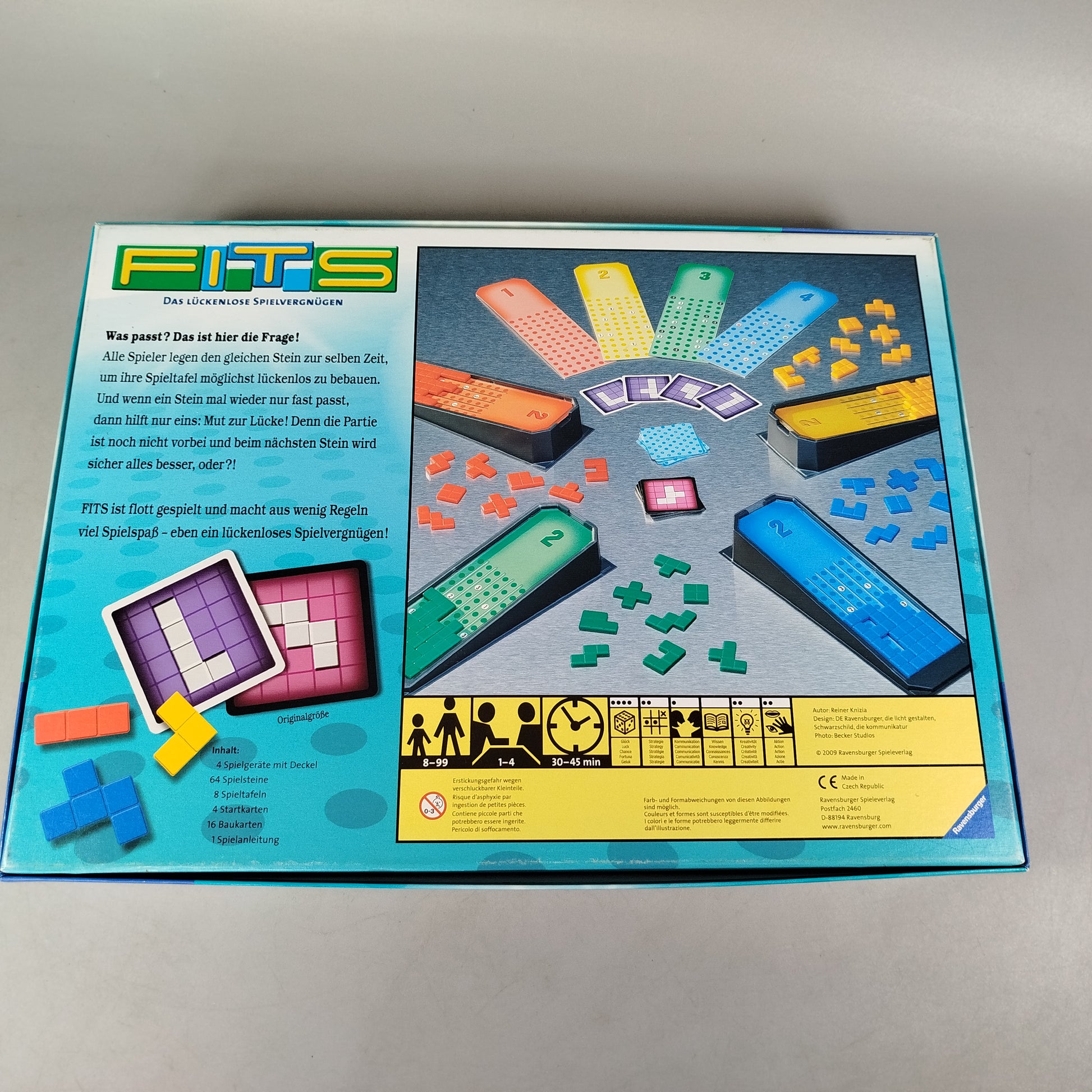 Ravensburger FITS 🧩✨ Brettspiel, neuwertig, ab 6 7 8 Jahre | ✅ geprüft 