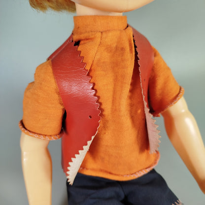Buratino Pinocchio Puppe - DDR Vintage - 54 cm