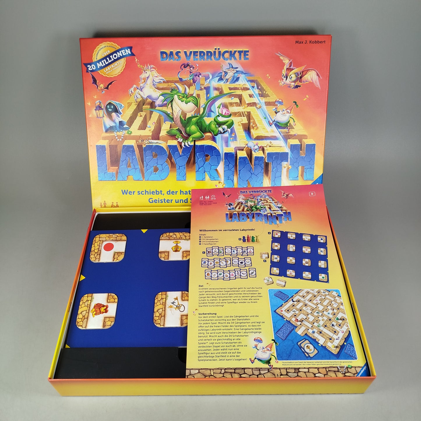 Ravensburger Das verrückte Labyrinth Brettspiel, wie neu, ab 6 Jahre 