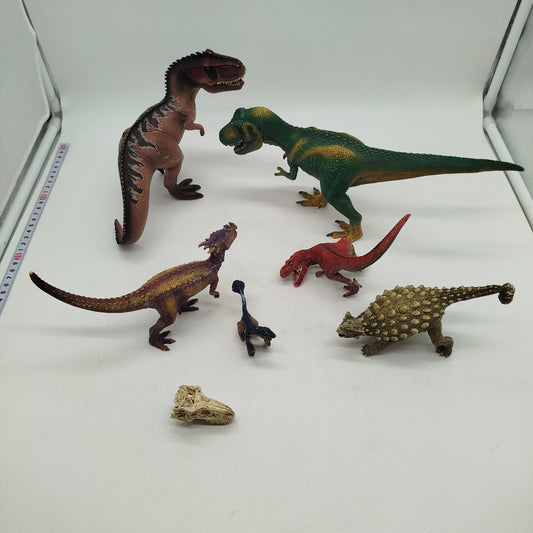 Schleich Bundle Dinosaurier Set von 7 Figuren 🦕🔥, ab 3 4 5 Jahre | ✅ geprüft 