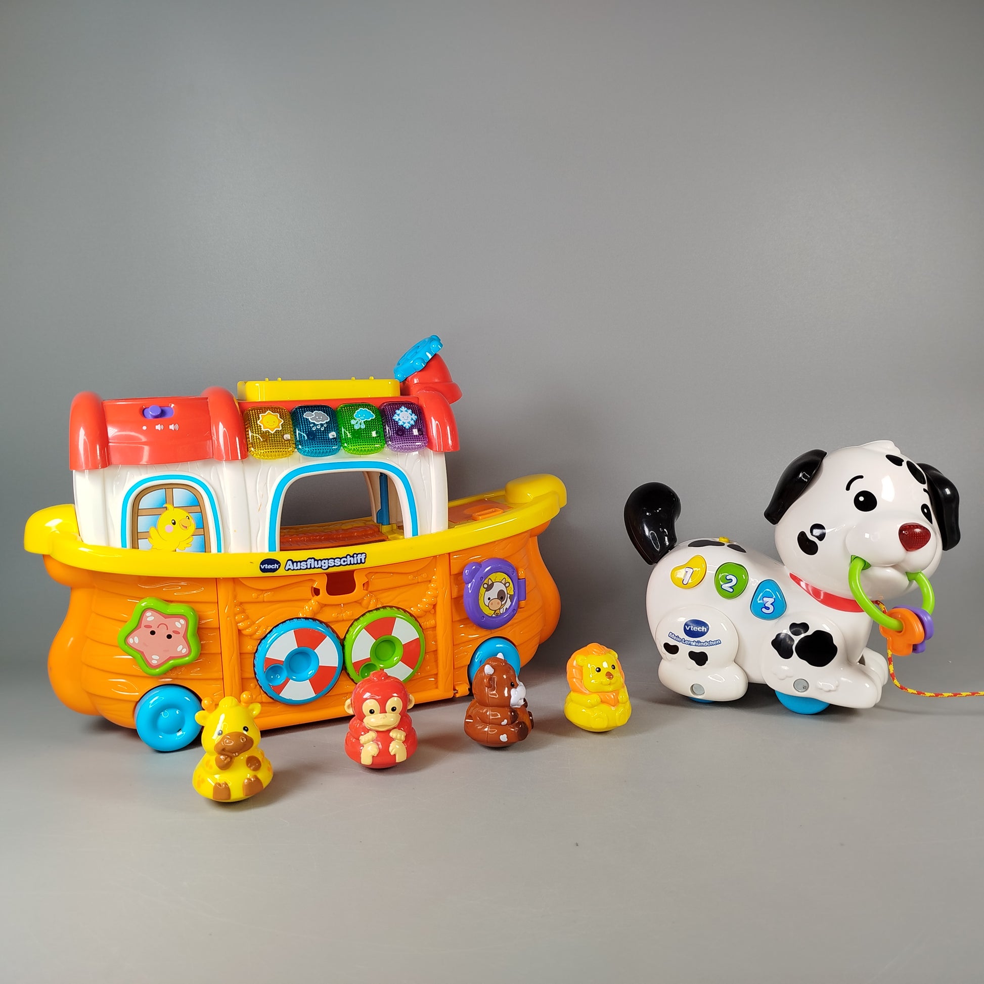 VTech Spieleset – Ausflugsschiff & Lernhund, Tierfiguren