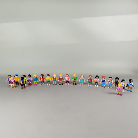 Playmobil Set von 22 Kinderfiguren – bunte Minifiguren für Rollenspiele