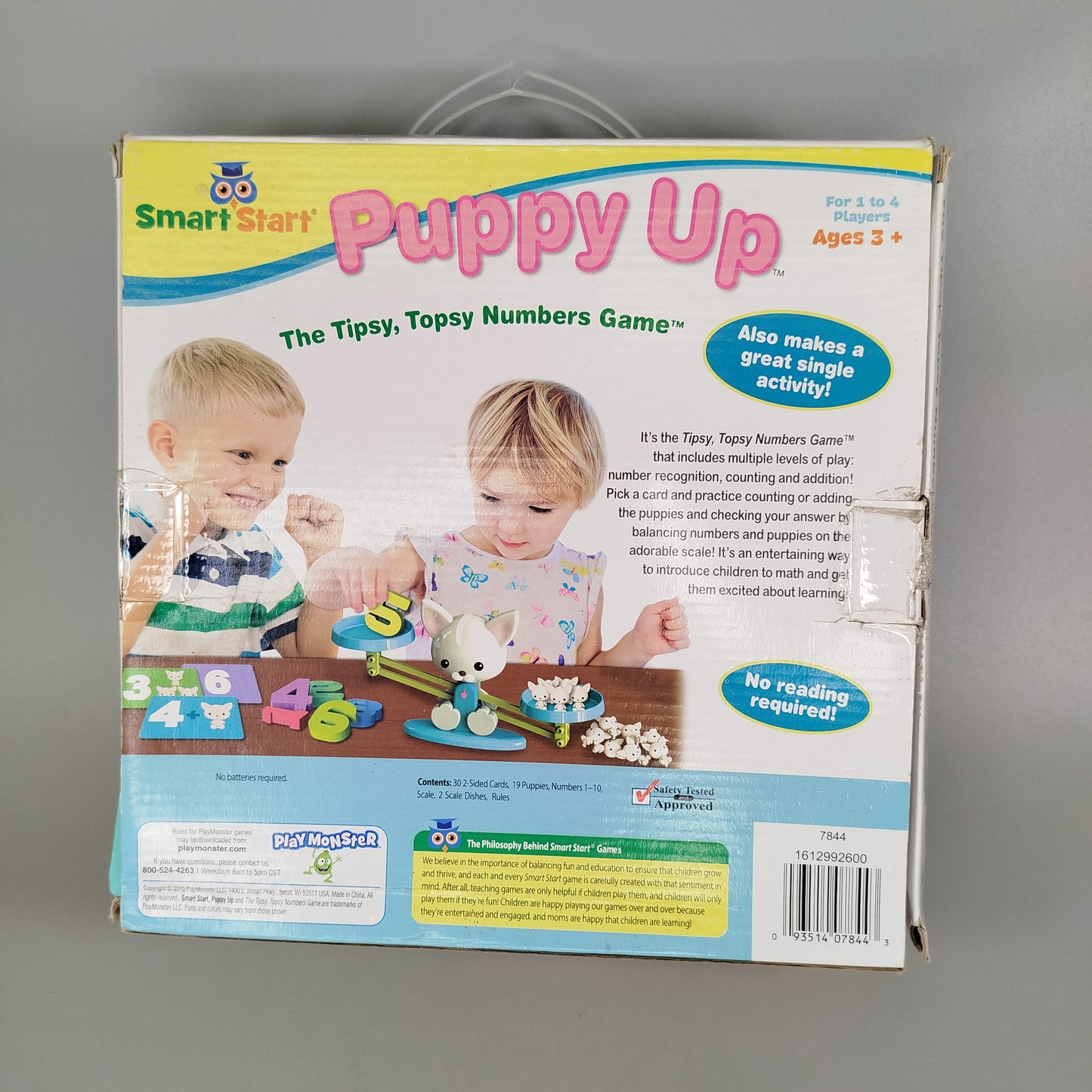 PlayMonster Puppy Up Lernspiel – Zahlenwaage mit Hunden & Karten