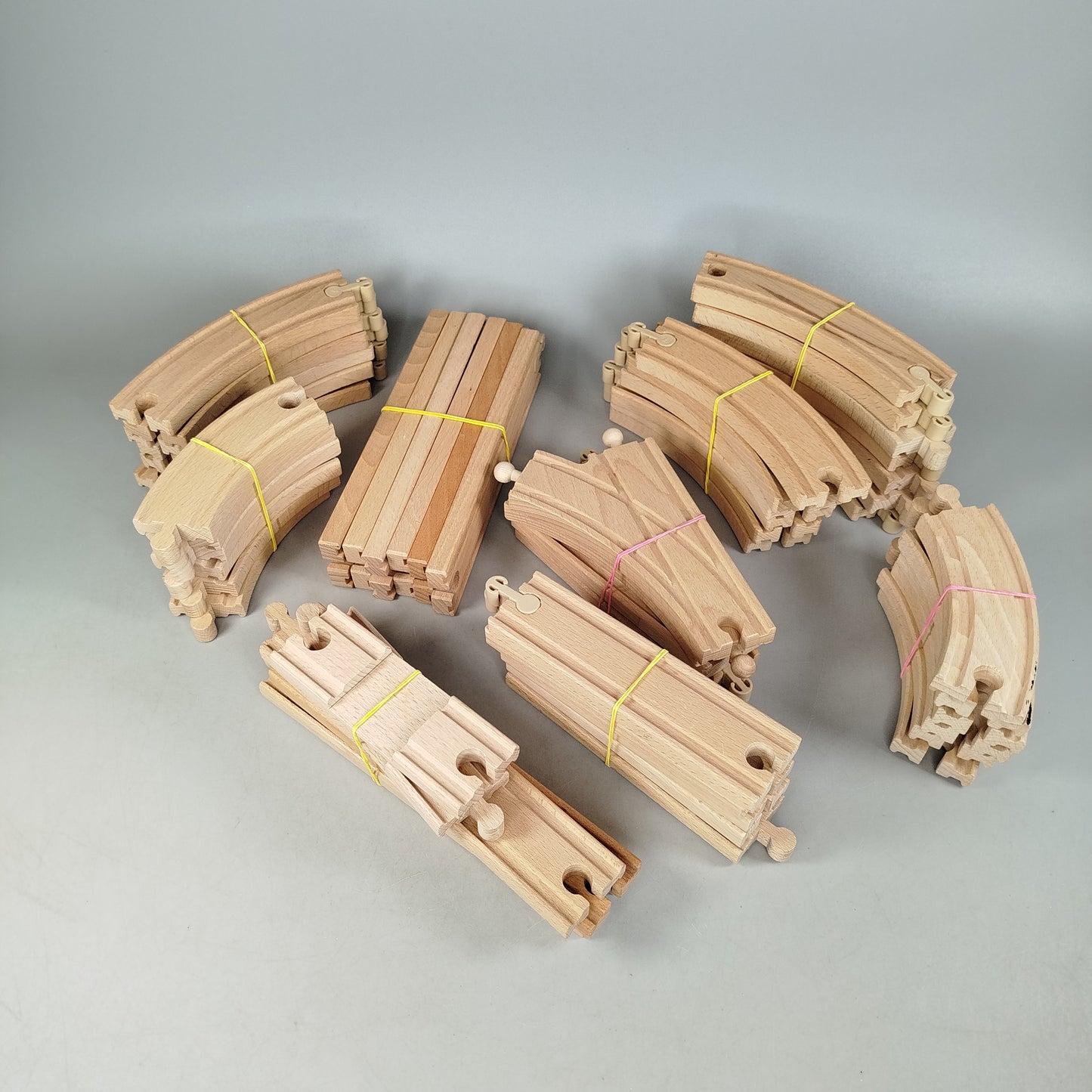 Bundle IKEA LILLABO Set von 20 Holzeisenbahn