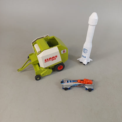 Hot Wheels Bundle Autos Traktor Rakete Feuerwehr