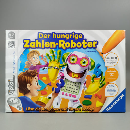 Ravensburger tiptoi Lernspiel – Hungriger Zahlen-Roboter, gebraucht