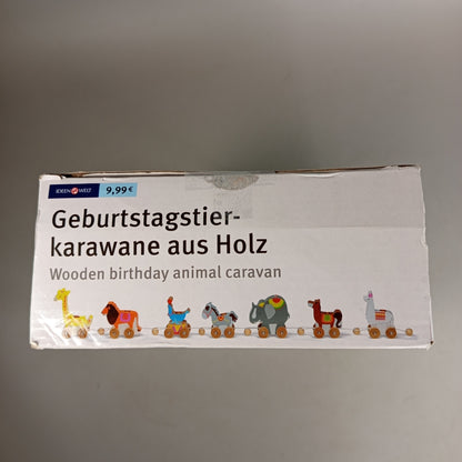 Ideen Welt Holz Geburtstagstierkarawane, wie neu, ab 1 2 3 Jahre | ✅ geprüft 