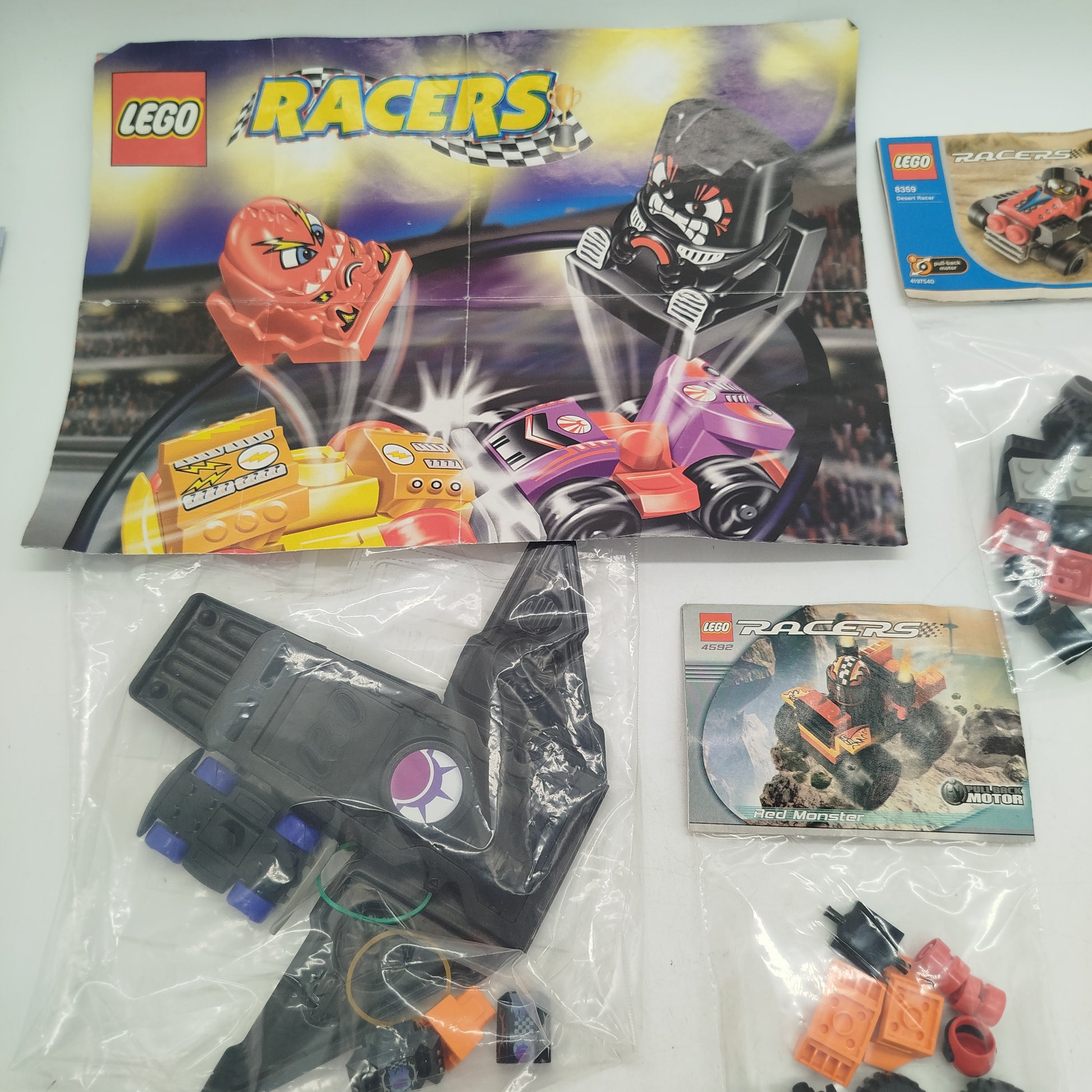 LEGO Bundle Racers 4571 8359 Set von 2 Truck & Buggy, gebraucht, ab 6 Jahre 