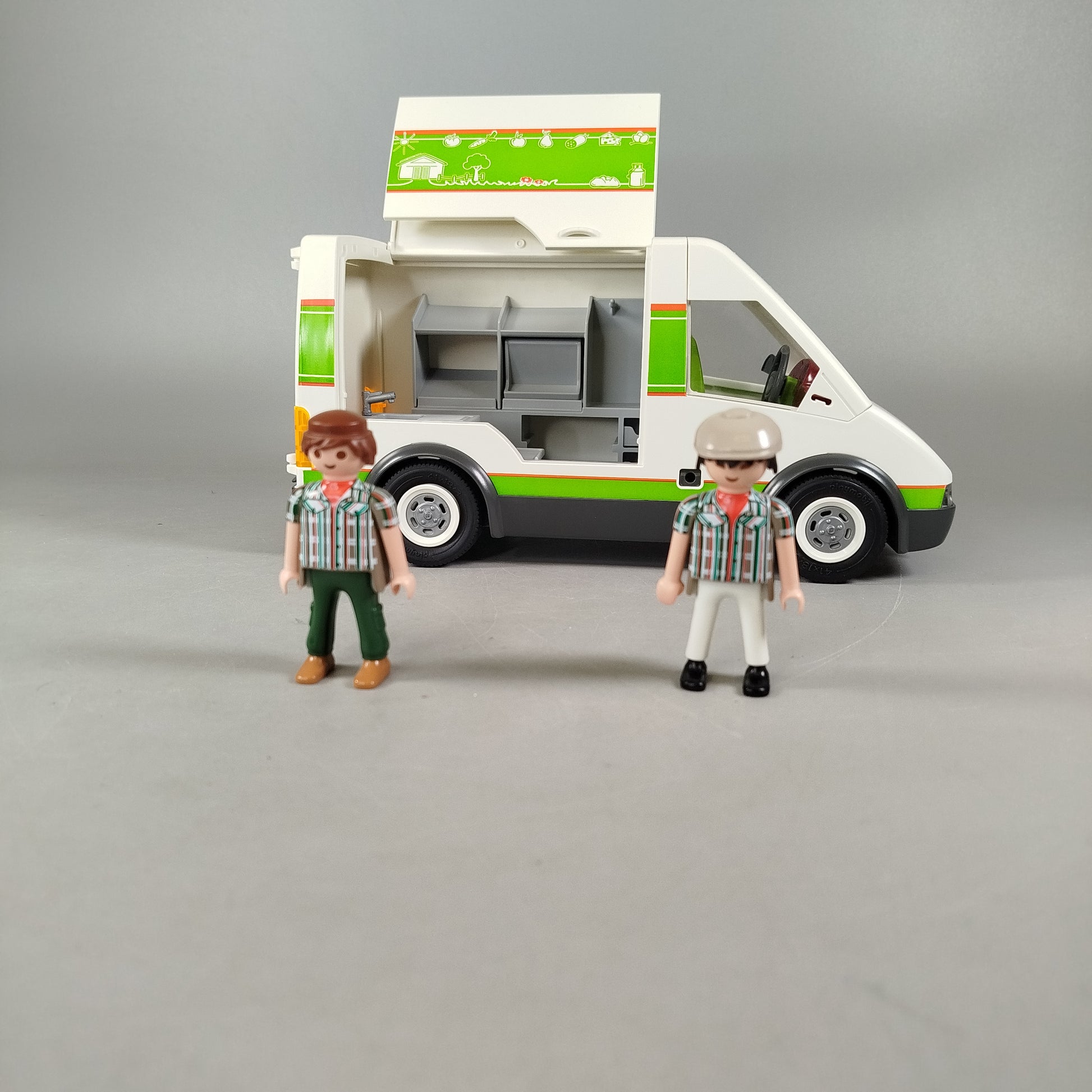 Konvolut Playmobil Fahrzeuge & Marktszene ca. 1,0 kg, gebraucht, ab 3 Jahre 