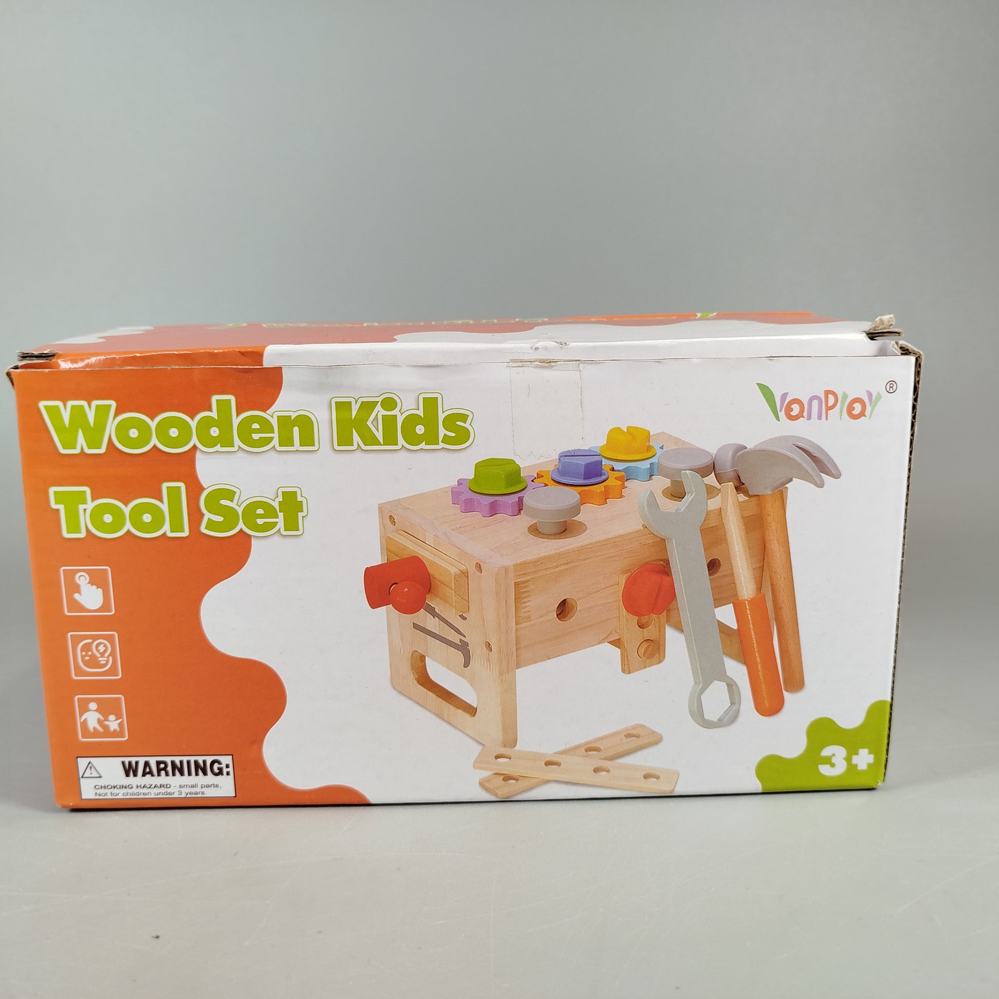 VonPlay Werkzeugkasten Set – gut erhalten, für Kinder ab 3 Jahren
