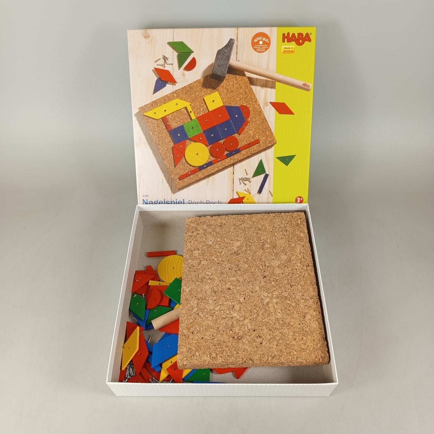 HABA Bundle Poch-Poch Nagelspiel Hammer & Formen