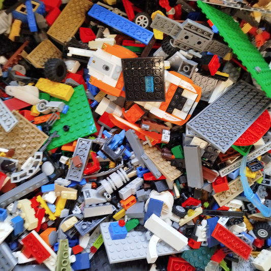 LEGO Konvolut ca. 3 kg, gemischt mit Basisplatte, sehr guter Zustand