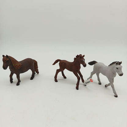 Schleich Pferde Set von 3 Figuren – realistische Tiere, sehr gut