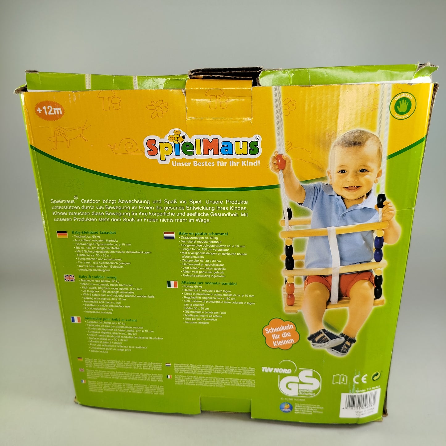 SpielMaus Baby- und Kleinkind-Schaukel, OVP