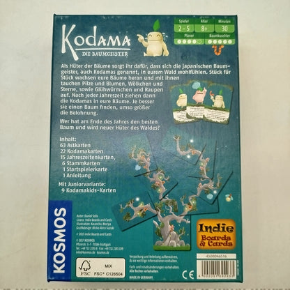 KOSMOS Kartenspiel – Kodama: Die Baumgeister, neuwertig