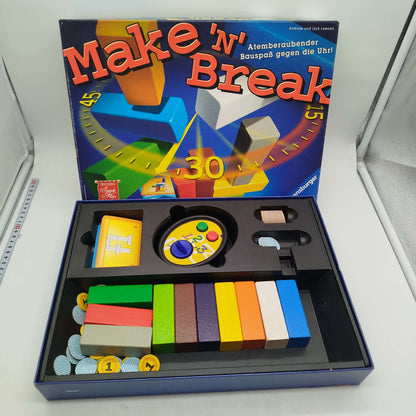 Ravensburger Make 'n' Break Brettspiel, gebraucht, ab 6 7 8 Jahre | ✅ geprüft 